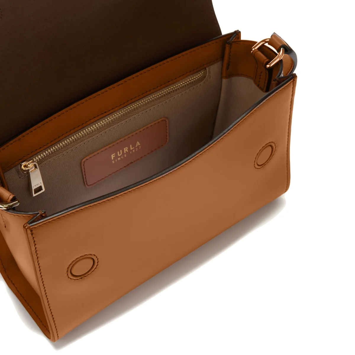 Borsa a tracolla Furla Urban in pelle con logo in metallo - misura S - immagine 4